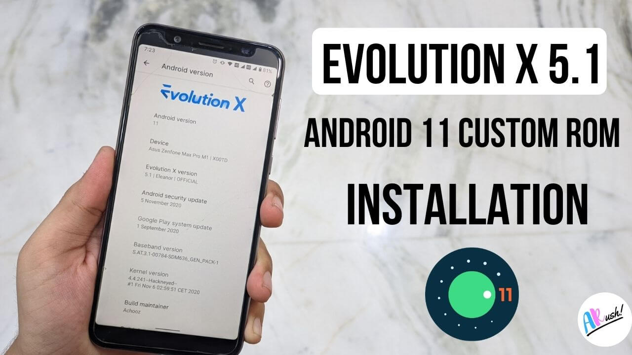 How To Download & Install Evolution X Android 11 Custom ROM On Asus Max Pro M1 | The Android Rush
