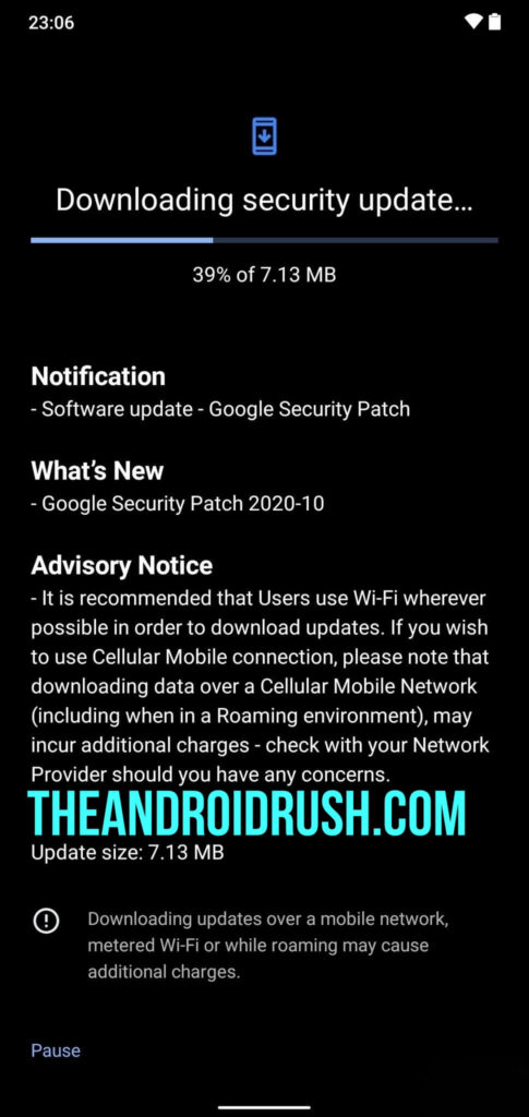 Nokia 7.1 November 2020 Update Screenshot - The Android Rush