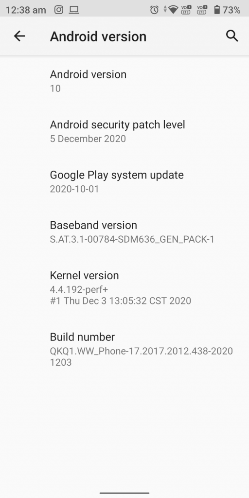 Asus Max Pro M1 Android 10 Beta 5 Update Screenshot - The Android Rush