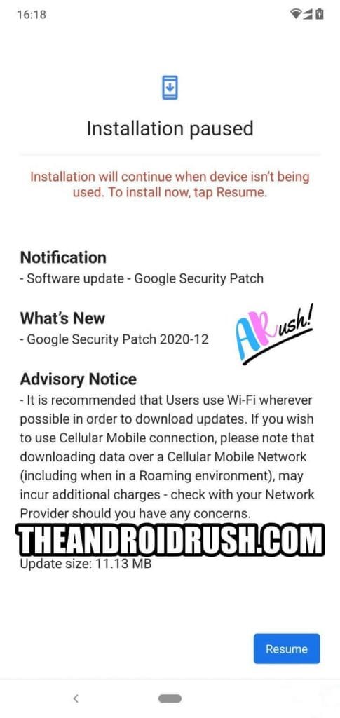 Nokia 6.1 Plus December 2020 Update Screenshot - The Android Rush