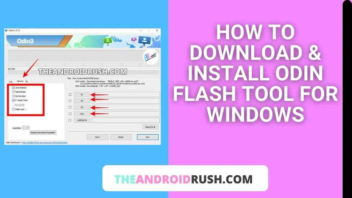 Download Odin Flash Tool For Windows - The Android Rush