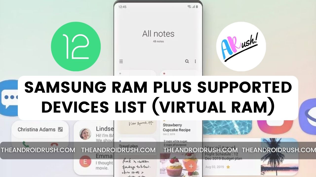 Samsung RAM Plus Supported Devices List (Virtual RAM) - The Android Rush