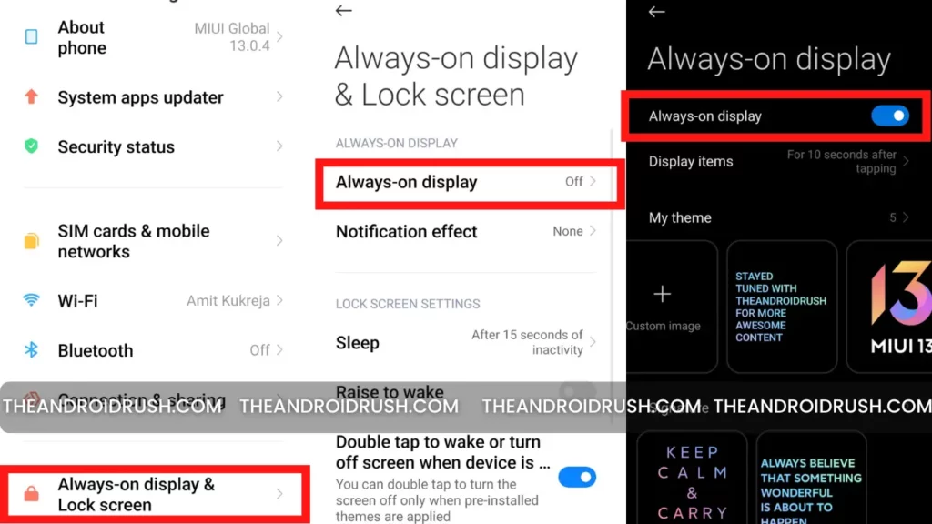 Xiaomi Always On Display (AOD) Supported Devices List: Xiaomi, Redmi & Poco