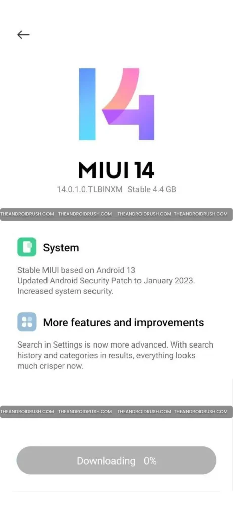 Xiaomi 12 Pro Android 13 MIUI 14 Update Screenshot - The Android Rush