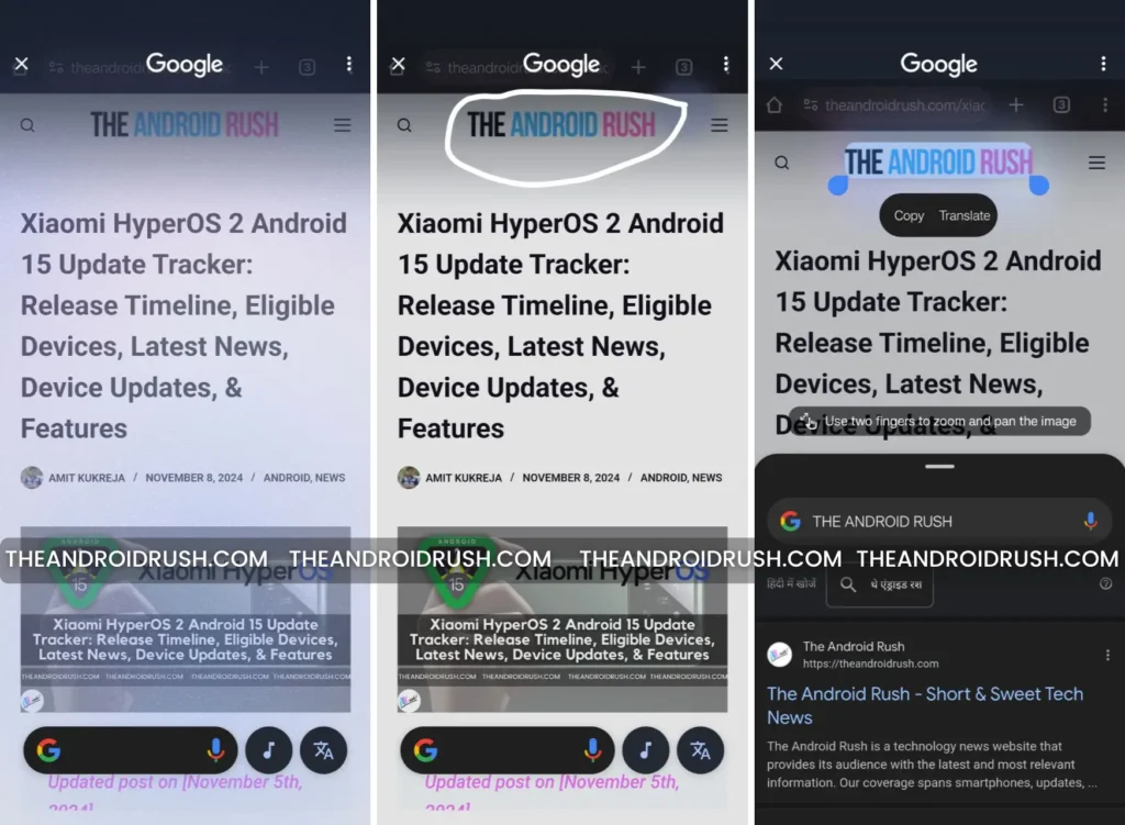 How to Check if Your Android Phone Supports Circle to Search - The Android Rush