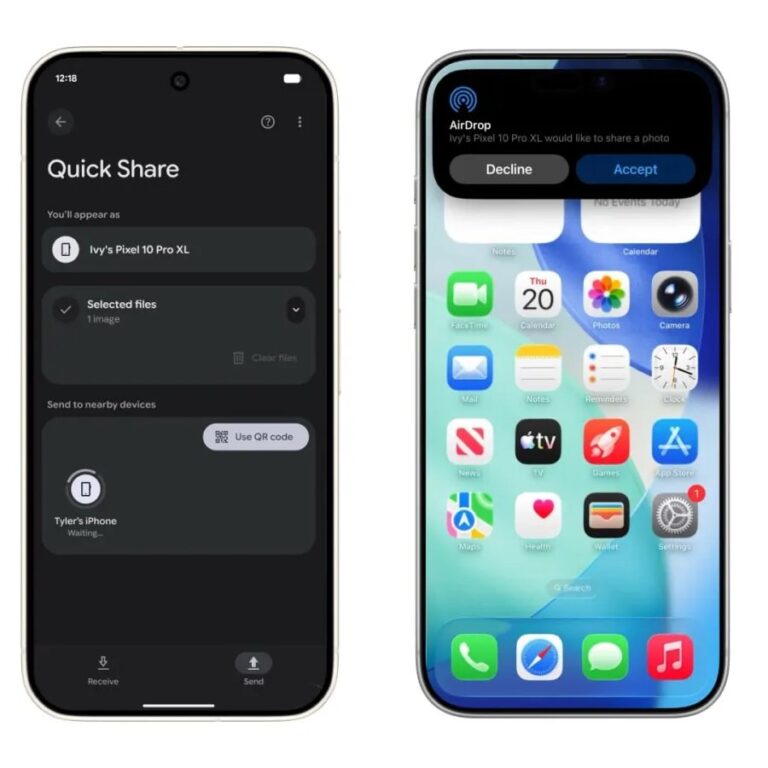 Google AirDrop Support expanding to Android devices through Quick Share feature